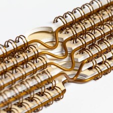 Galaxy 200mm Bronze Calendar Wire Hangers Hooks Pack x 100