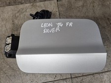 SEAT LEON MK3 5F 2013 - 2017 Fuel Filler Flap Cover Lid Mechanism in LX7W Silver