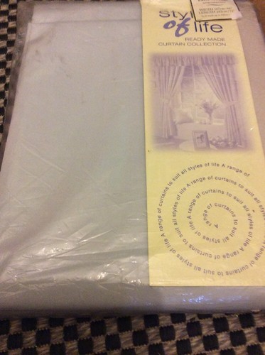 Silver curtains brand new - curtains,