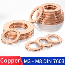 Copper Sealing Washers Metric