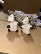 Novelty Ceramic Hugging Cows Salt And Pepper Shakers