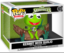 FUNKO Pop! Deluxe Kermit with Banjo The Muppets 1673