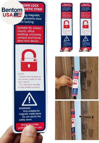 Lockdown magnetic strips door - lockdown,