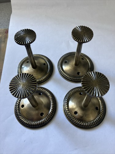 Brass curtain tiebacks - brass,