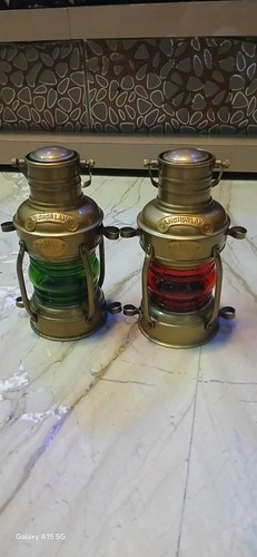 Pair antique maritime ship - antique,