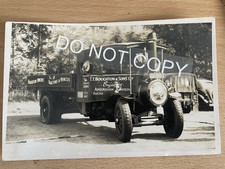 Plain Backed RPPC Of Foden Lorry, Broughton & Sons, Amersham, Buckinghamshire.