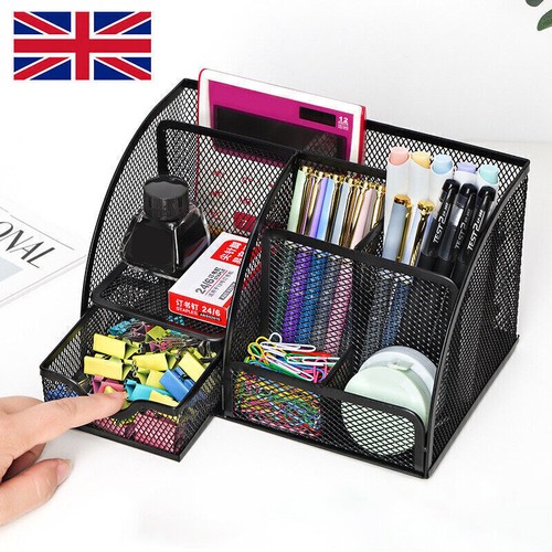 Metal mesh desk organiser - mesh,