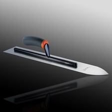 YPT Stainless Steel Pointed Flooring Screeding Trowel 500mm with Rubber Grip