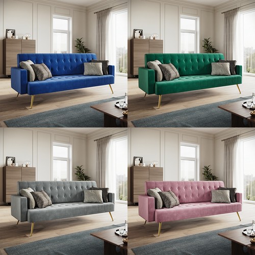 Luxury velvet multicolor - luxury, sofa