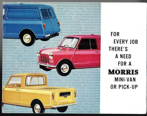 Morris mini van pick - van, pick-up