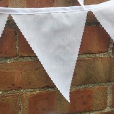 HANDMADE FABRIC BUNTING. 8FT,16FT,32FT,NO GAPS.VINTAGE,FLORAL,PASTELS,WEDDINGS