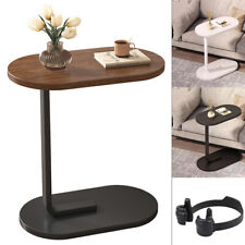 C-Shaped Compact Sofa Side End Table Coffee Laptop Table Living Room Bedroom UK