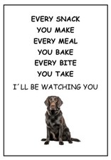 Flat Coated Retriever I’ll  Be Watching You sign, Flat Coated Retriever Plaque