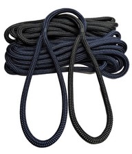 Dockline Double Braid Polyester Marine Boat Mooring Rope Spliced Dock Line Warps