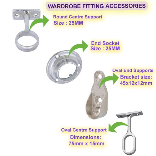 Wardrobe fitting accessories - fitting,