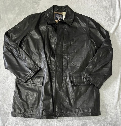 Nickelson leather jacket black - jacket,