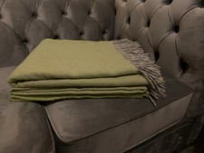 Lime Green Throw,  British