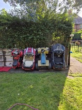 Spares Or Repair 4 Child Size Battery Operated Cars Trikes, All In Decent Condit