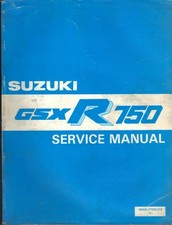 SUZUKI GSXR750 F,ENDURANCE 1985 ORIGINAL FACTORY WORKSHOP MANUAL