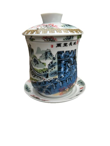 Chinese porcelain tea cup - porcelain,