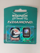 Wilkinson-Sword FxDiamind Razor Blades 4 Blades- Brand New