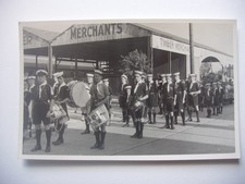 Sea Scouts  Marching Band , Skipper Ken Treveling - vintage real photo by West