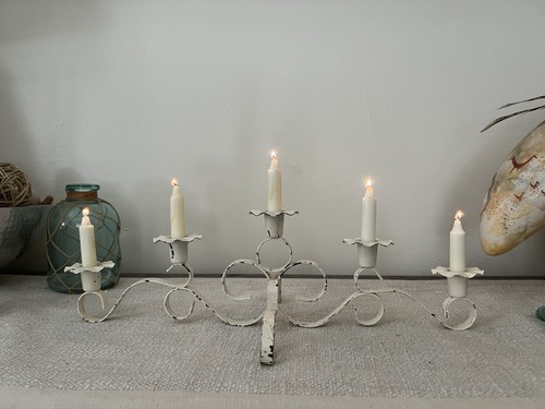 Vtg candelabra french country - vtg,
