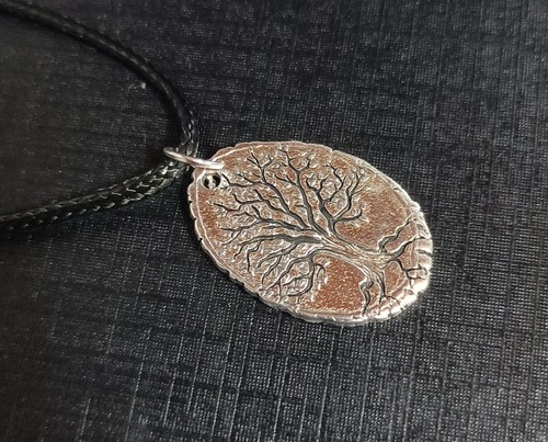 Silver tree life necklace - tree, of