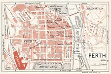 Perth Vintage town city map