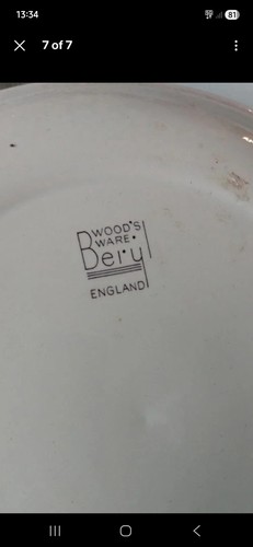 Woods beryl ware vintage - ware',