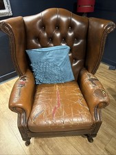 Chesterfield Leather Armchair