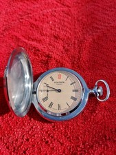 Sekonda 18 Jewels Pocket Watch USSR Manual Wind. Working Order But Not Serviced.