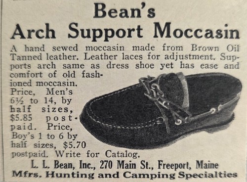 1953 print bean s arch - l.l., bean's