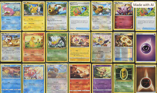 Pokemon binder pages with - pages,