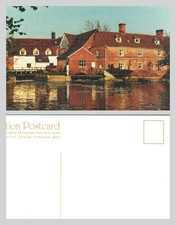 Vintage postcard watermill - postcard,