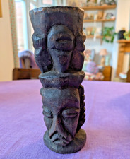 Carved Wooden Totem Pole