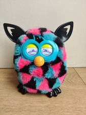Furby Boom Pink Black Blue Triangles Interactive Electronic Pet Toy Hasbro 2012 