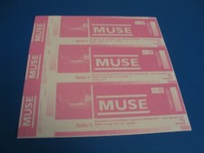 MUSE 3 TICKETS PROMOTER PROOFS NOT NUMBERED BARCELONA 2003 TOUR