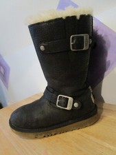 UGG  UK 12 US 13 EU 30 BLACK Kensington Kids  boots