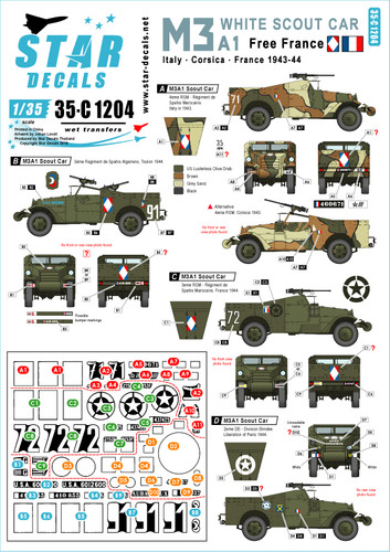 Star decals c1204 french - decals,, 35-c1204,