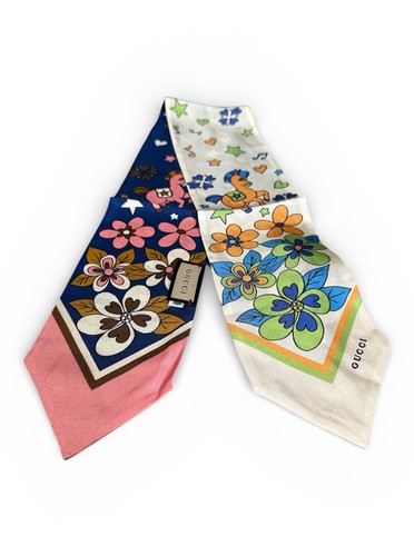 Gucci scarf 100 silk - gucci, 100%