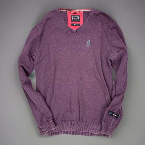 Luke neck sweater purple - luke,