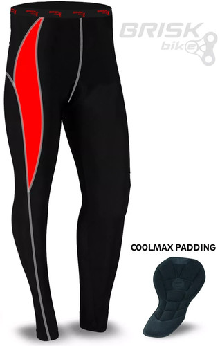 Winter cycling tights padded - winter,