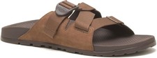 CHACO LOWDOWN LEATHER SLIDE SANDALS MENS OTTER SIZE 7 EU 41 RRP £90.00