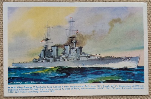 Hms king george battleship - v,,