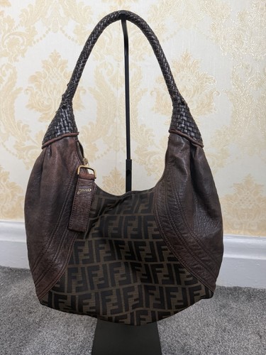 Fendi tobacco zucca print