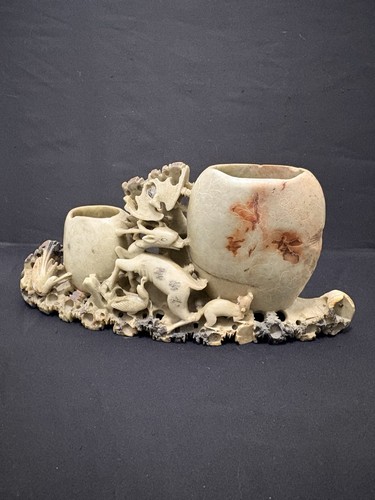 Intricate chinese soap stone - intricate,