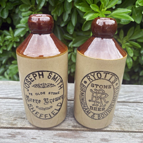 Vintage ginger beer bottles - ginger,