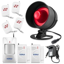 KERUI 120db Tuya Smart WiFi Speaker Alarm System Burglar Siren Security Sensor