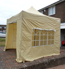 Hecules gazebo complete with 8 weights, strong trade, markets, beige, 